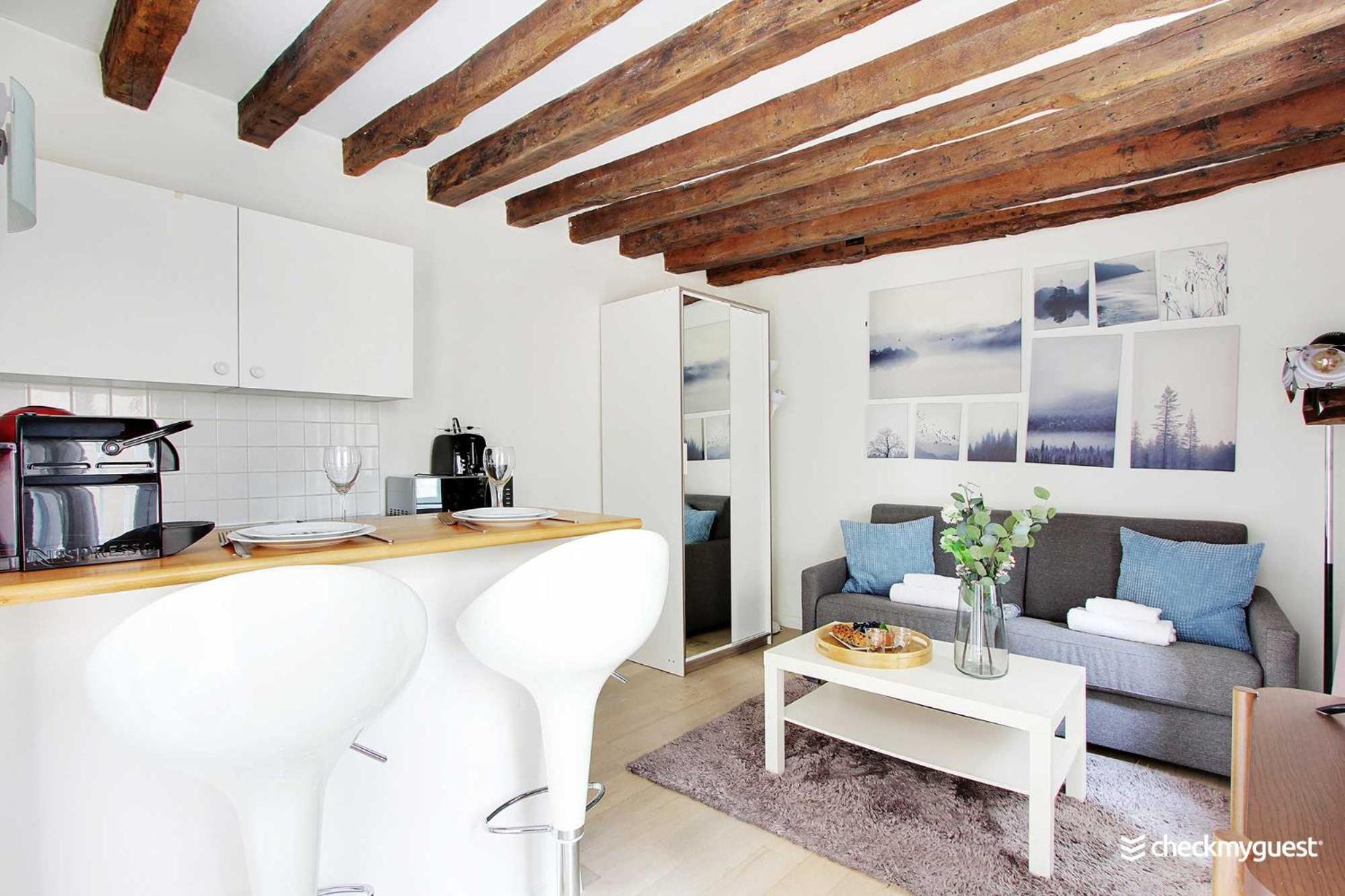 Cozy Studio 2P - Rue Mouffetard Parijs Buitenkant foto